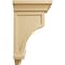 Ekena Millwork 5"W x 5"D x 9"H Arts and Crafts Corbel, Alder COR05X05X09ARAL - alternate 2